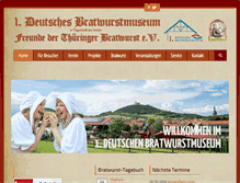 Tablet Screenshot of bratwurstmuseum.de